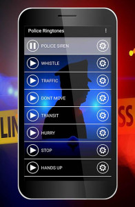 اسکرین شات 4 برنامه Police Ringtones & Sounds