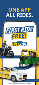 اسکرین شات 1 برنامه Rapido: Bike-Taxi, Auto & Cabs
