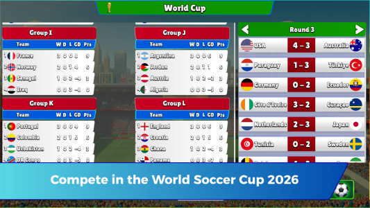 اسکرین شات 3 بازی World Head Soccer Cup 2026