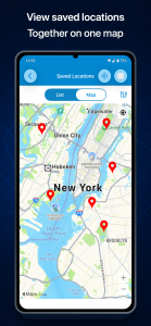 اسکرین شات 3 برنامه Save Location GPS - Live Share
