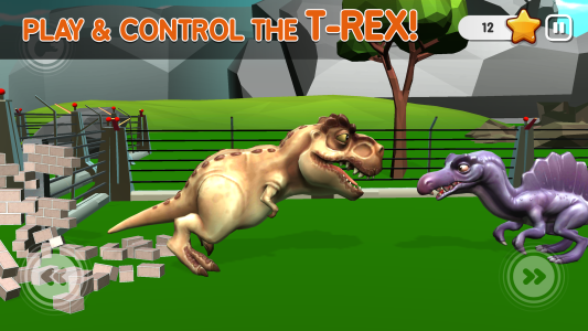 اسکرین شات 1 بازی Dinosaur Park Game