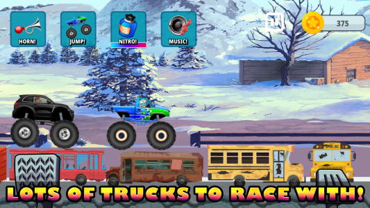 اسکرین شات 2 بازی Monster Truck Game for Kids