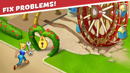 اسکرین شات 1 بازی Park Town:Match 3 with a story