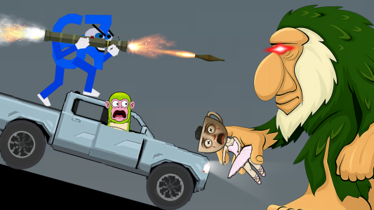 اسکرین شات 2 بازی Ragdoll 3: Monster Playground