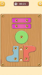 اسکرین شات 3 بازی Nutty Puzzles: Screw and Solve