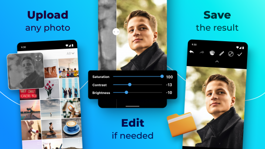 اسکرین شات 2 برنامه Colorize it - Colorize Black and White Photos تبدیل عکس قدیمی به جدید