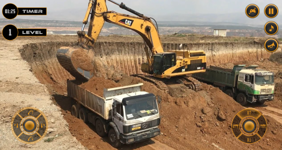 اسکرین شات 1 بازی Real Excavator Simulator Games