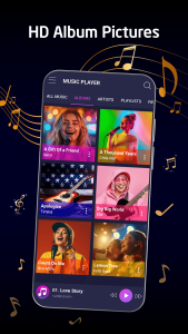 اسکرین شات 4 برنامه Music Player - Mp3 Player
