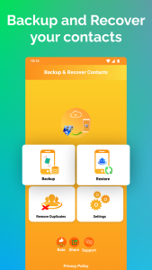 اسکرین شات 1 برنامه Recover Deleted Contacts