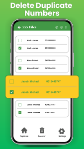 اسکرین شات 4 برنامه Recover Deleted Contacts