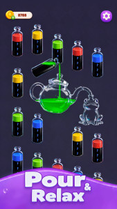 اسکرین شات 2 بازی Water Match® - ASMR Water Sort
