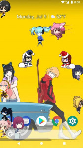 اسکرین شات 4 برنامه Akimeji: Shimeji & Padorus