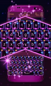 اسکرین شات 3 برنامه Dark Purple Keyboard
