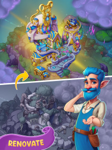 اسکرین شات 2 بازی Fable Town: Merge Games