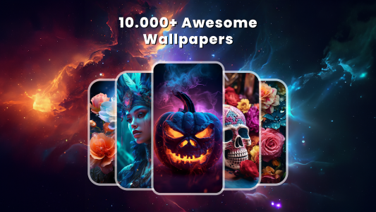 اسکرین شات 1 برنامه HD Wallpapers, Wallpaper Maker