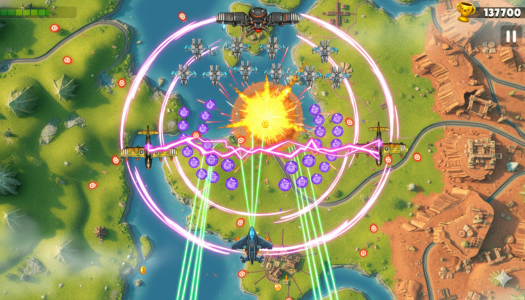 اسکرین شات 3 بازی 1945 Galaxy Shooter