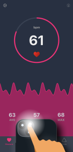 اسکرین شات 1 برنامه Heart Rate Monitor