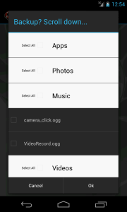 اسکرین شات 6 برنامه My Backup