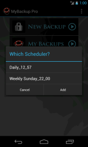 اسکرین شات 7 برنامه My Backup