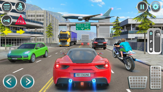 اسکرین شات 2 بازی Real Driving School: Car Games