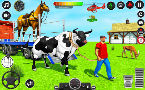 اسکرین شات 3 بازی Animal Transports Truck Games