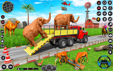 اسکرین شات 2 بازی Animal Transports Truck Games