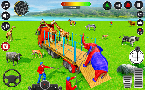 اسکرین شات 6 بازی Animal Transports Truck Games