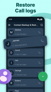 اسکرین شات 6 برنامه Contact Backup & Restore