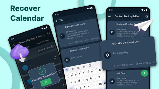 اسکرین شات 8 برنامه Contact Backup & Restore
