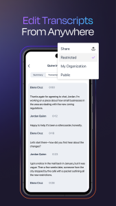 اسکرین شات 4 برنامه Rev: Record & Transcribe