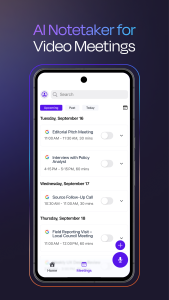 اسکرین شات 6 برنامه Rev: Record & Transcribe