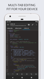 اسکرین شات 3 برنامه ویرایشگر کد - Code Editor