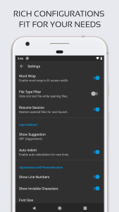اسکرین شات 5 برنامه ویرایشگر کد - Code Editor