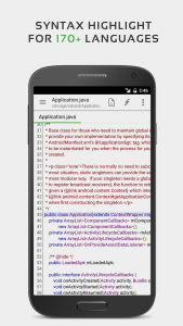 اسکرین شات 1 برنامه QuickEdit Text Editor