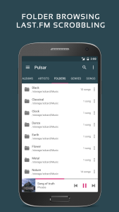 اسکرین شات 5 برنامه Pulsar Music Player