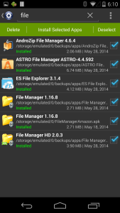 اسکرین شات 5 برنامه Installer - Install APK