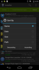 اسکرین شات 3 برنامه Installer - Install APK