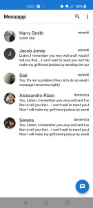 اسکرین شات 1 برنامه Fake Text Message 2026