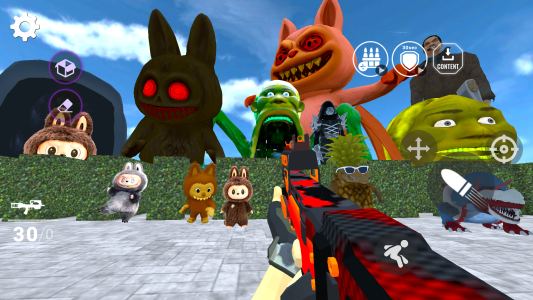 اسکرین شات 3 بازی Nextbots In Backrooms: Shooter