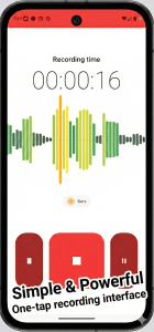 اسکرین شات 1 برنامه Wear Audio Recorder