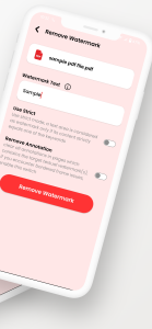 اسکرین شات 3 برنامه PDF Watermark Remover