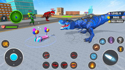 اسکرین شات 5 بازی Dino Transform Robot Games
