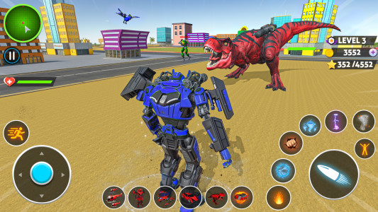 اسکرین شات 4 بازی Dino Transform Robot Games