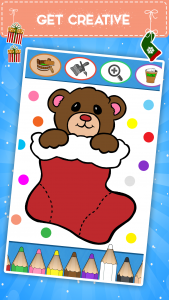 اسکرین شات 2 بازی Kids coloring book:  Christmas