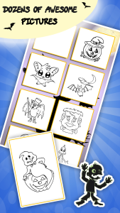 اسکرین شات 2 بازی Kids coloring book halloween