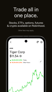 اسکرین شات 3 برنامه Robinhood: Trading & Investing