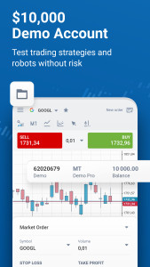 اسکرین شات 4 برنامه MobileTrader: Online Trading