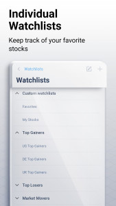 اسکرین شات 5 برنامه RoboMarkets StocksTrader
