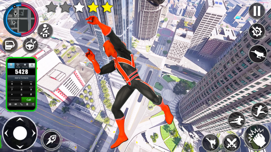 اسکرین شات 1 بازی Super Rope Hero Crime Mafia 3D