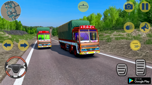 اسکرین شات 1 بازی Indian Truck Cargo Truck Games